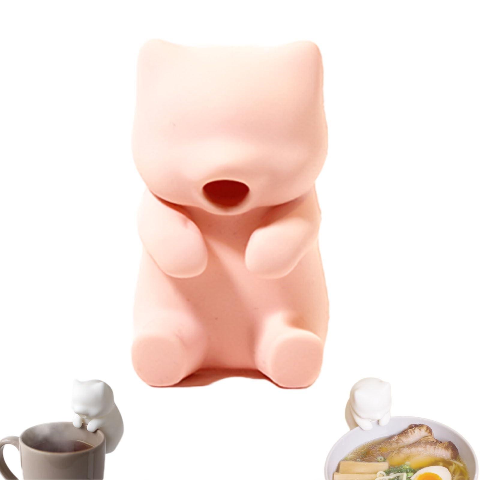 

Робот для охлаждения горячих напитков и еды, портативный мультяшный милый вентилятор для кошачьей еды, 3 минуты горячей воды, чай, еда (2 схемы обдува) Кулер F One Size розовый