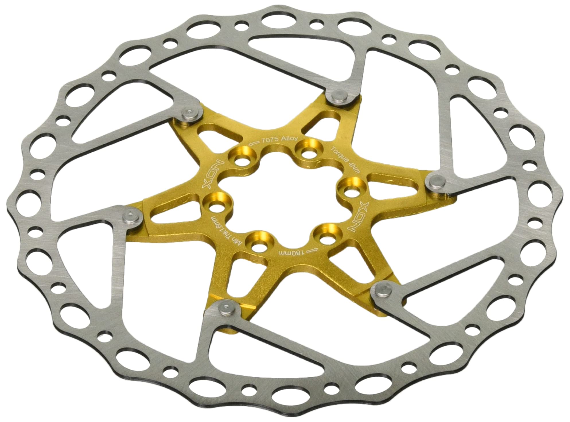 

Тормозной ротор XON 180 Золотой 6 отверстий XBR-04