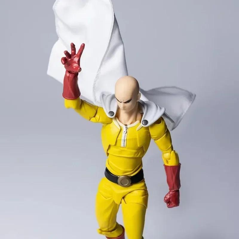 HOT Ko Genos Action Figure One Punch-man Anime Figurine Kaiyodom Revoltech Yamaguchi Joint Movable Model Statue Kids Toys Gifts