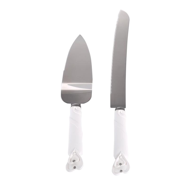 Buy Wedding Hearttoheart Resin Cake Knife and Spatula at affordable