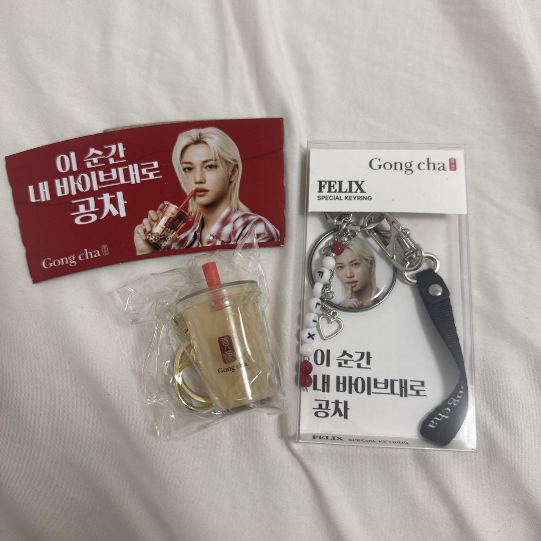 

[Б/У] Коллаборация Gong Cha Брелок Феликс Stray Kids SKZ Piri P