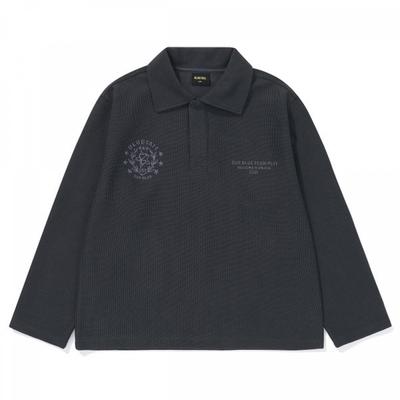 Charcoal Grey Collar T shirT aaa1Ts06cg