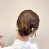 1Pc Petal Hairpin New Chinese Style Tassel Hairpin Fresh Wood Ancient Headwear Sandalwood Hairpin Tassel