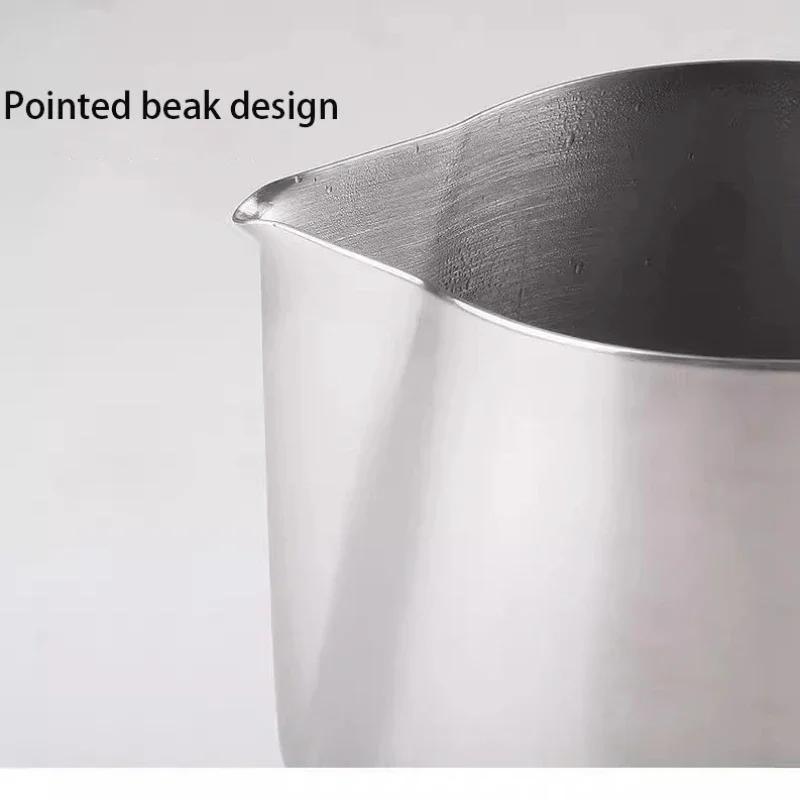 12/20oz Stainless Steel Milk Frothing Pitcher with Temperature Display Espresso Milk Frother Pitcher Jug for Latte Art Barista