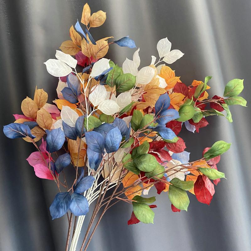 Leaves Artificial Kapok For Styling Photography Props Indoor Outdoor Decoration