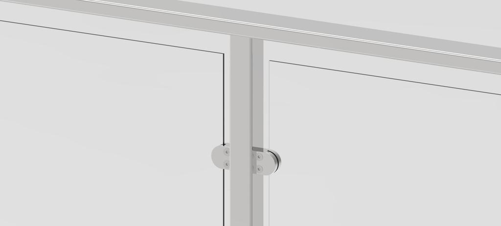 Uchwyt do szkła balustrada 40x50 inox do pow. płaskiej płaski poler kpl.