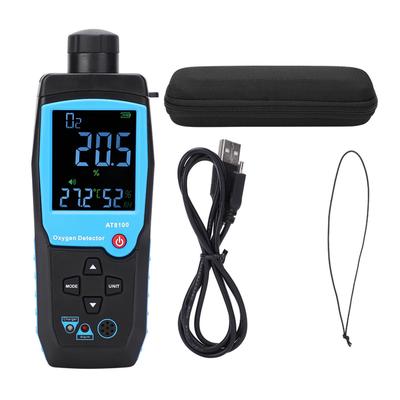 AT8100 High Accurate Oxygen Detector Handheld Smart Sensor Oxygen Tester Measuring Range 0‑25percent