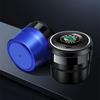 XOWS7 Portable Car Ashtray With LED Light For Skoda Octavia Superb Kodiaq Karoq Fabia Ceramic Liner Smokeless Auto Interior Accessorie