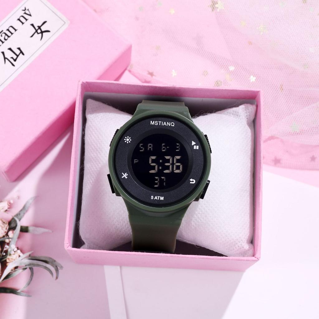 Multifunctional Electronic Watch For Male And Female Students Fashion Ultra-Thin 50M Luminous Sports Junior High School Students Watch