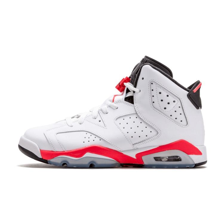 Jordan 6 Retro Infrared White 2014 GS 384665-123 38.5