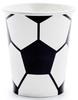 Football Cups Birthday World Cup 260ml 6 Pcs