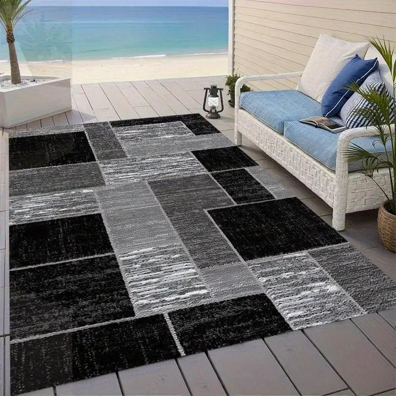 Large 3D Tiger Print Rug, Non-Slip Soft Floor Mat, Realistic Animal Carpet for Living Room Bedroom Home Office
