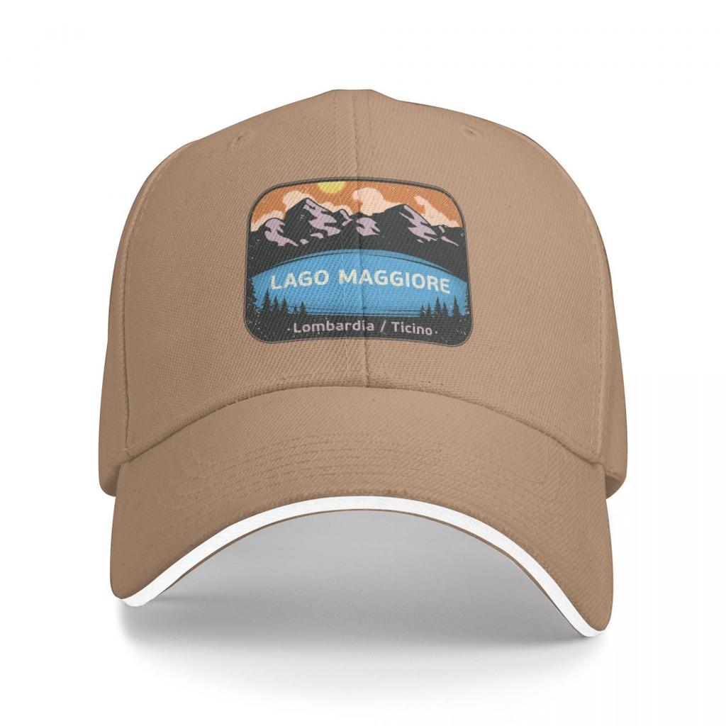 Lake Maggiore Lago  Italy  Switzerland Baseball Cap derby hat foam party Hat Ball  Womens Hats For The Sun Mens