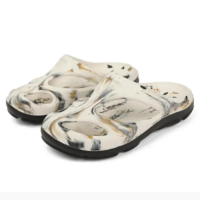 2025 New Breathable Thick Bottom Student Shoes Home Outer Wear Beach Shoes EVA Material Transpirable Sole And Strap 44 45