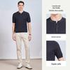Antonio Herren T-Shirt mit kurzen Ärmeln, 100% Baumwolle, gestrickt