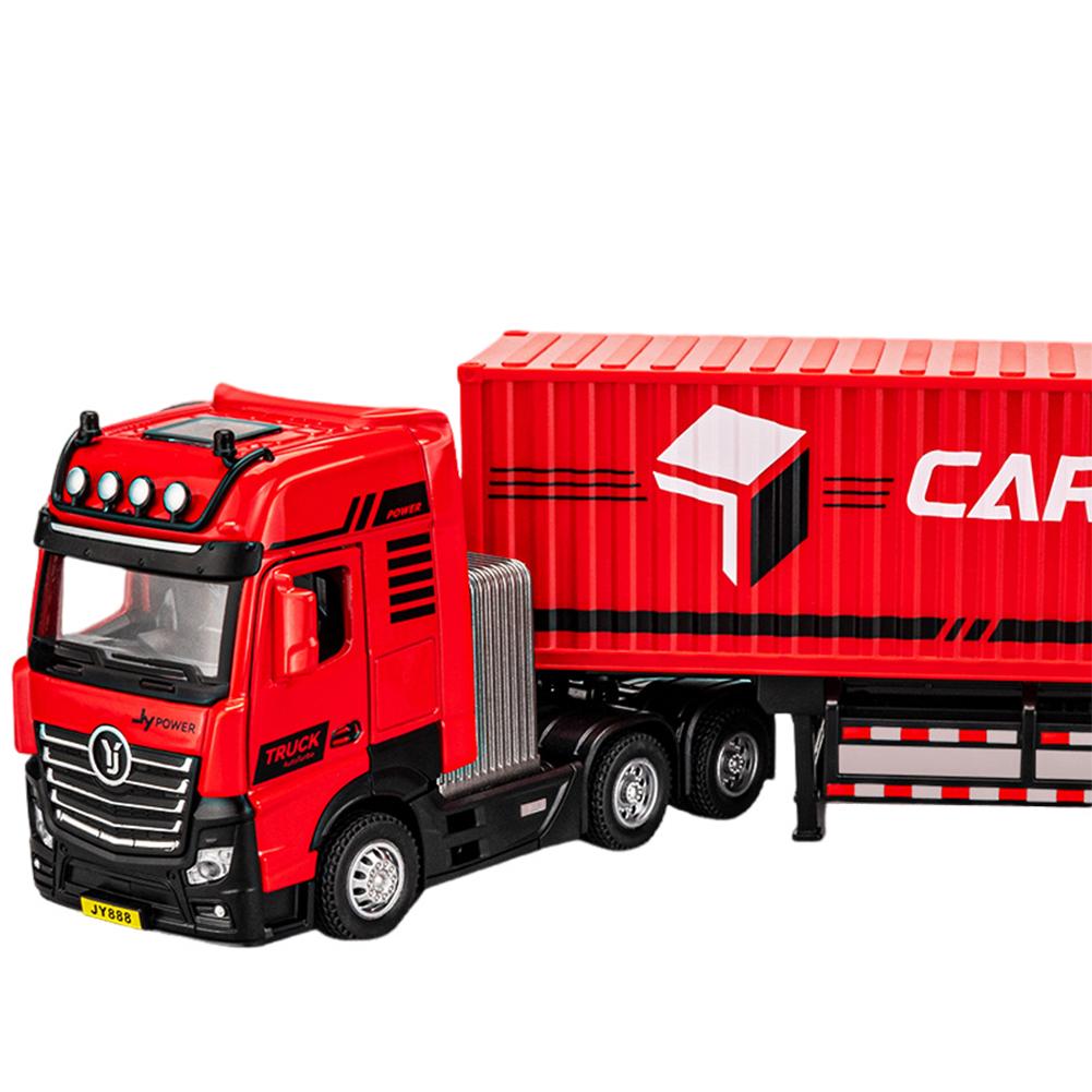 Engineering Vehicle Toys Acousto-optic Rebound Alloy Excavator Garbage Crane Mixer Dumper Model Gifts For Boys Girls