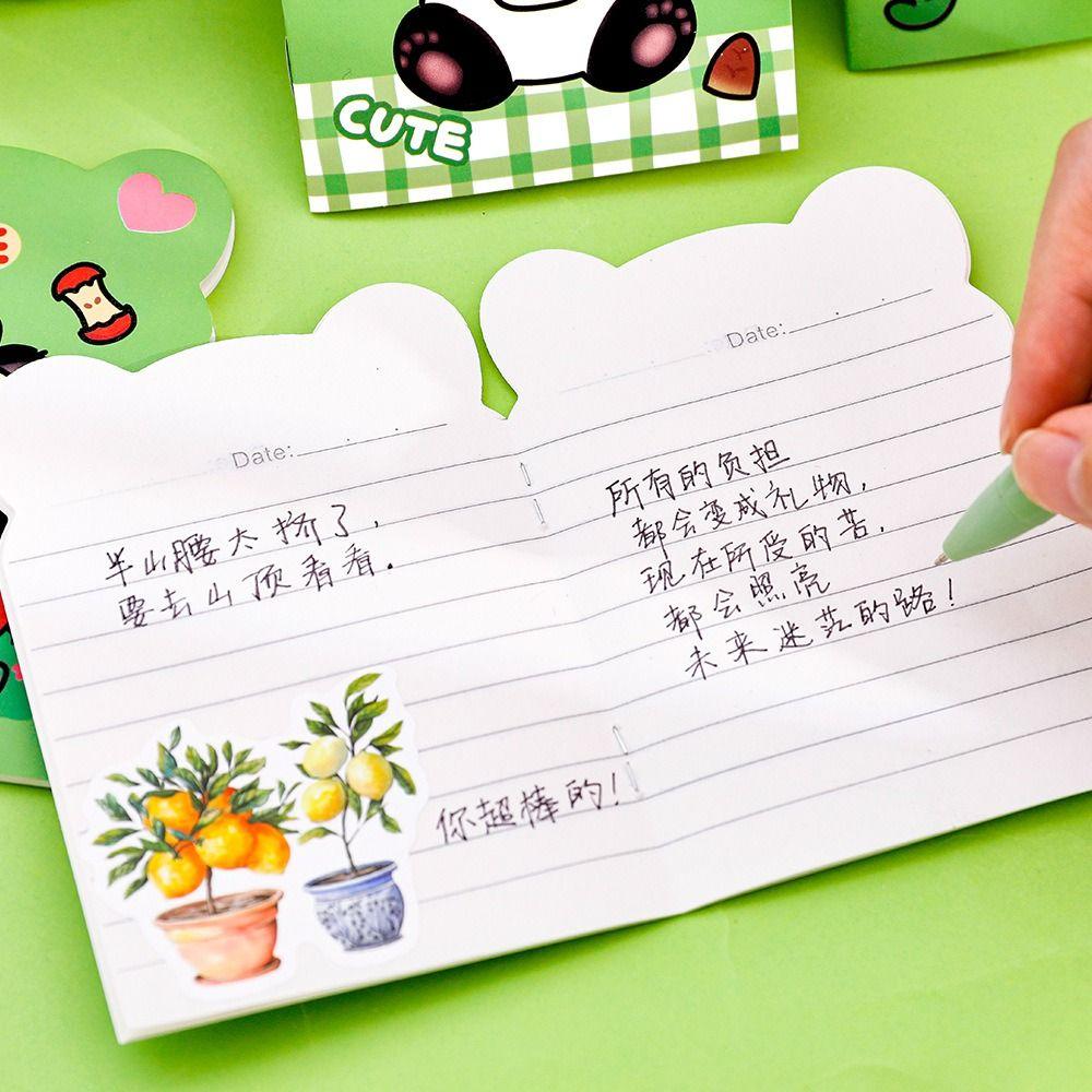 16Sheets Pocket Notebook Panda Notepad Cartoon Diary Book  Student