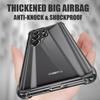 S 23 22 21 20 Airbag Shockproof Black Transparent Case For Samsung Galaxy S23 S22 S21 S20 Fe Plus Ultra g Silicone Back Cover
