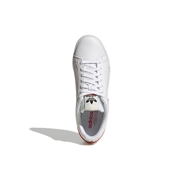 Adidas Originals Court Tourino Comfortable Casual Slip Resistant Durable Low Top Skate Shoes Unisex Sneakers White Red GX4378