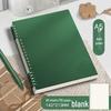 Retro B5 Top-Flip Detachable Ring Binder Notebook - Hand-Friendly Design