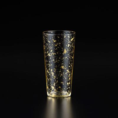 [Emballage Washi Hakuichi] Verre à bière Poussière d'étoiles, Doré