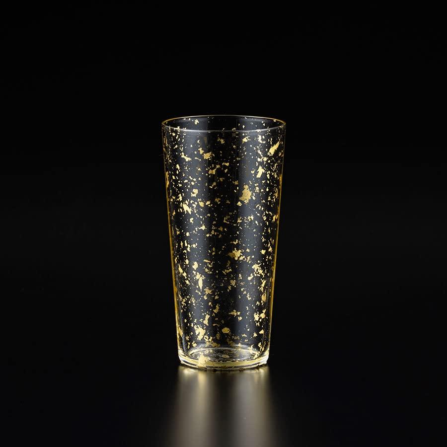 

[Hakuichi Washi Wrapping] Stardust Beer Glass, Gold