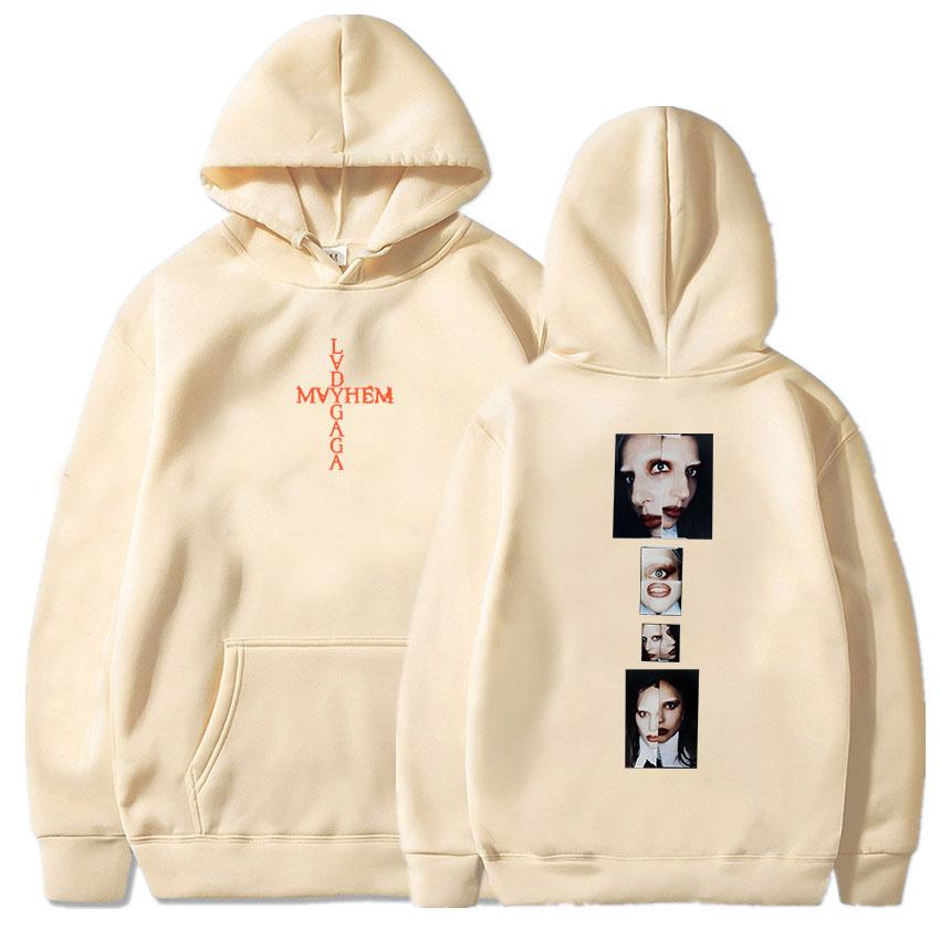 

Singer Lady Gaga Printing Hoodies Mayhem Album 2025 Fashion Sweatshirt for Women/Men Fleece Hooded Pullovers Graphic Clothing 3XL