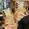 Phone Case: 2D flat, fits Samsung Galaxy A34 A35 M05 M06 S20 S22 S21 FE Plus 5G protective case, forest animal band, perfect Christmas and Halloween h