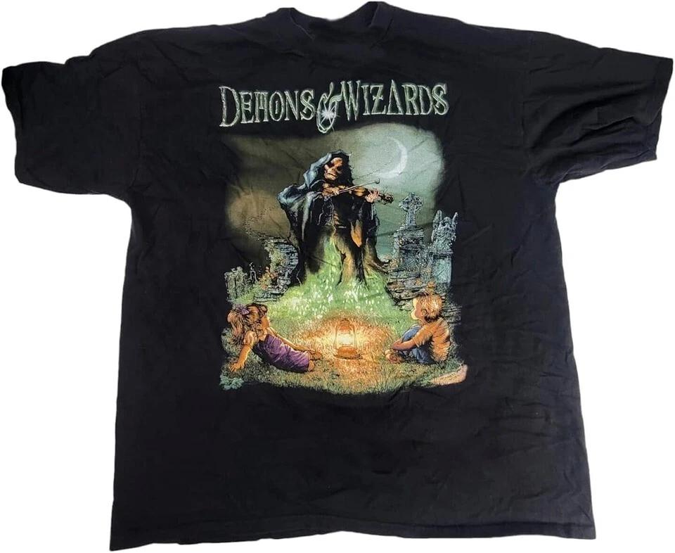 

Футболка метал-группы Demons and Wizards из плотного хлопка UU1015 4XL