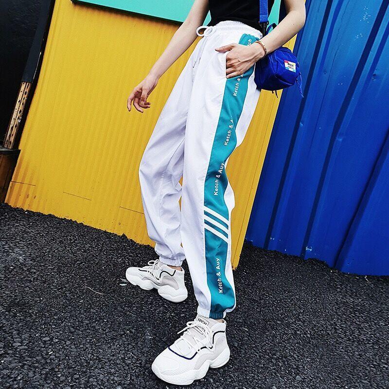Pantaloni sportivi per studenti femminili super popolari Stile coreano  Pantaloni hip-hop larghi e belli Pantaloni casual all-match acquista in  modo economico — spedizione gratuita, recensioni reali con foto — Joom