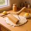 Manueller Handlicher Nudelholz aus Holz für Knödelteig, Pasta und Nudeln