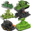 Military Tank Half Tracked Armor Vehicle 3D Printed Action Figure Model Creative Toy for Birthday Christmas Collectible Gift