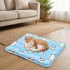 Portable Cartoon Pet Cooling Mat Non-Slip Self Added Water Cat Sleeping Pad Anti Bite Moisture-proof Pet Ice Cushion Summer