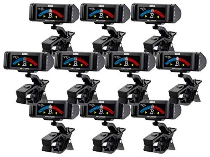 KORG AW-LT100M Clip-on Tuners for Orchestral Instruments (Set of 10)