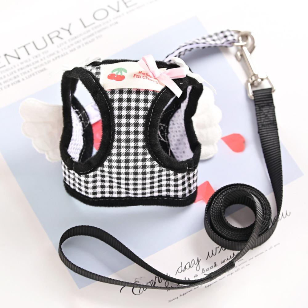 Pet Small Dog Cat Dog Traction Rope Small Wing Chest Strap Set