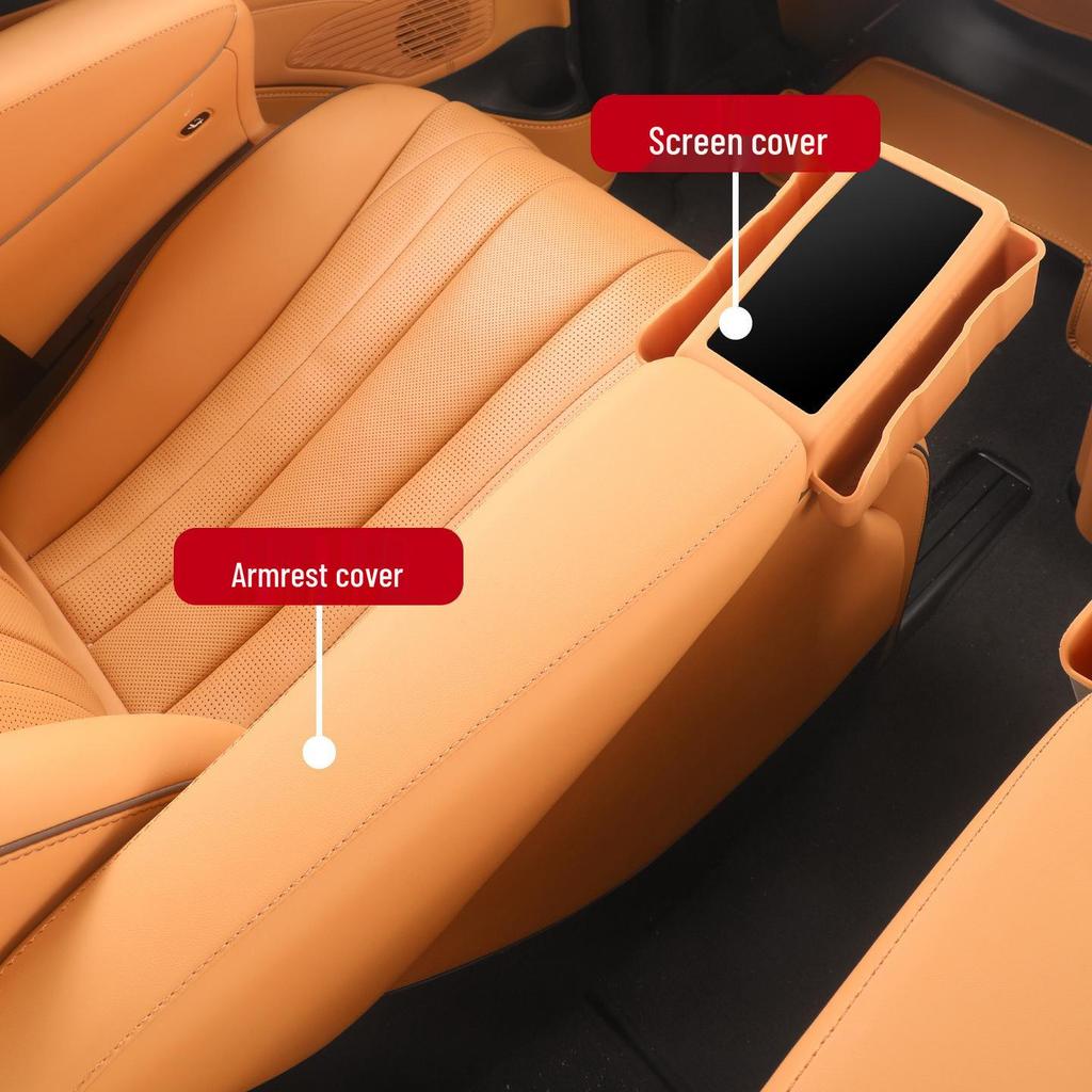 Denza D9 Armrest Leather Cover for Middle Row Seats (2022-2025 Models)