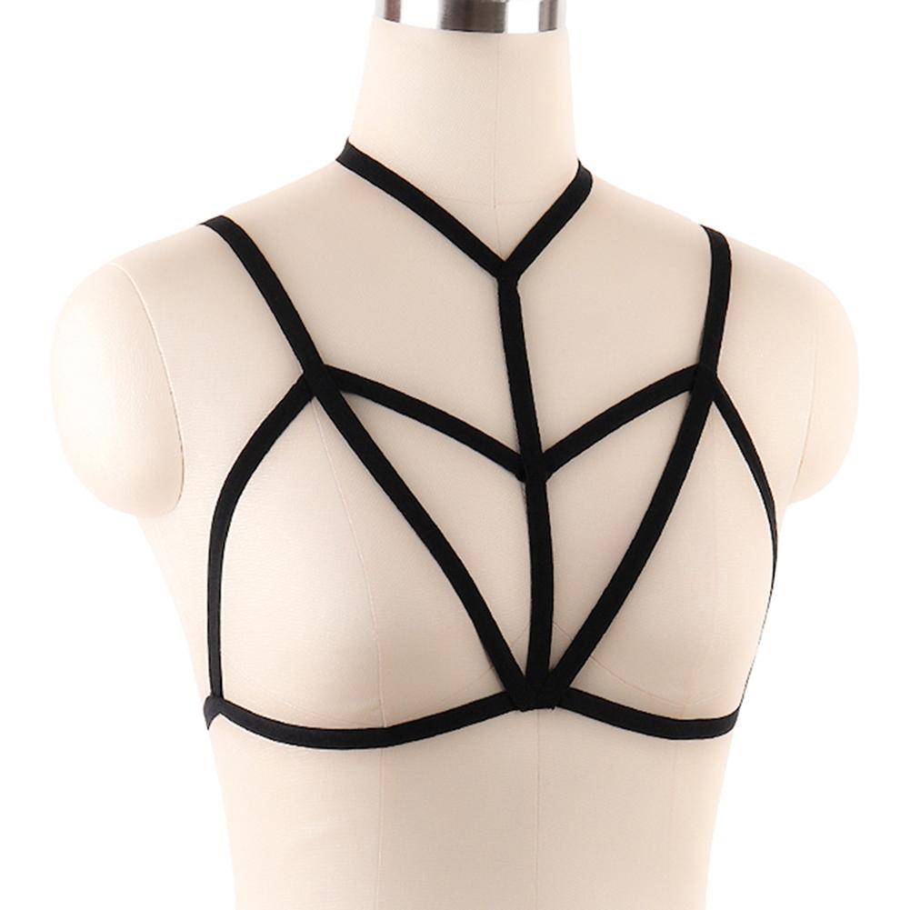 Body Cage Bra Set Strap Bra Body Harness Bondage Halloween Multicolor Harness