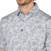 FootJoy Men's Pop Camo Print Short Sleeve Golf Shirt, Gray, Size L (FJ-S25-S24, 34575-L)