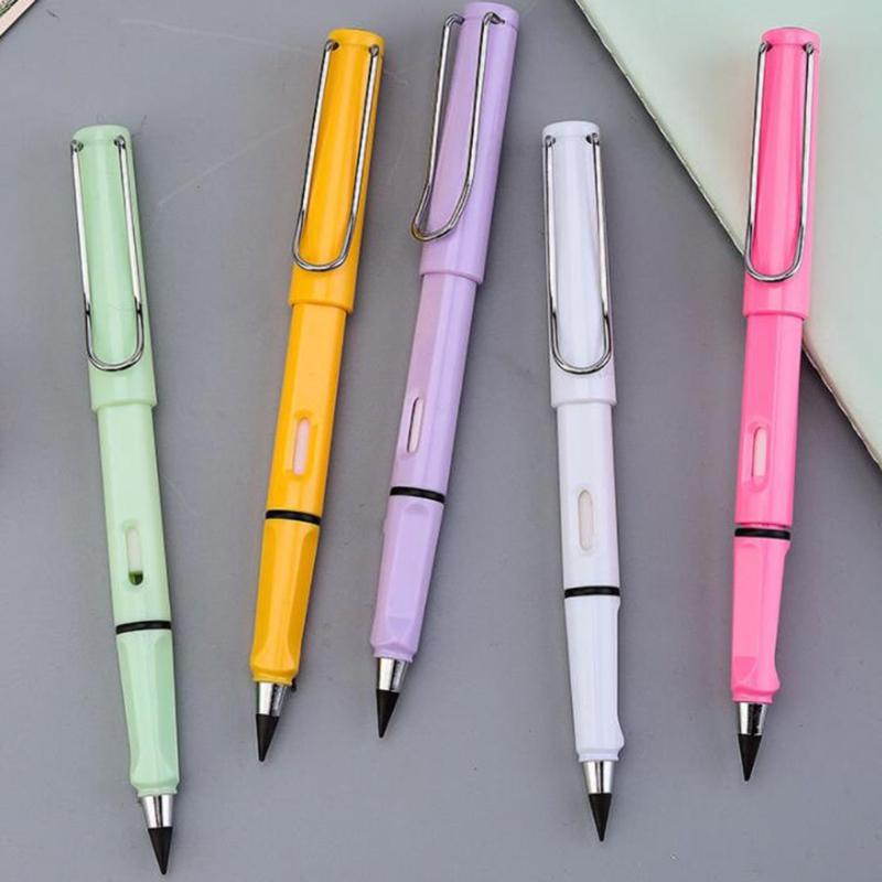 Portable Erasable Inkless Pencil Refillable Inkless Pencil Unique Screw Interface Design Detachable Pen Nib for Children