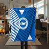 Brighton Team Logo,pattern Flannel Blanket, High Quality Comfortable for All Seasons, Home Decor, Warmth and Comfort, Perfect for Gifts.