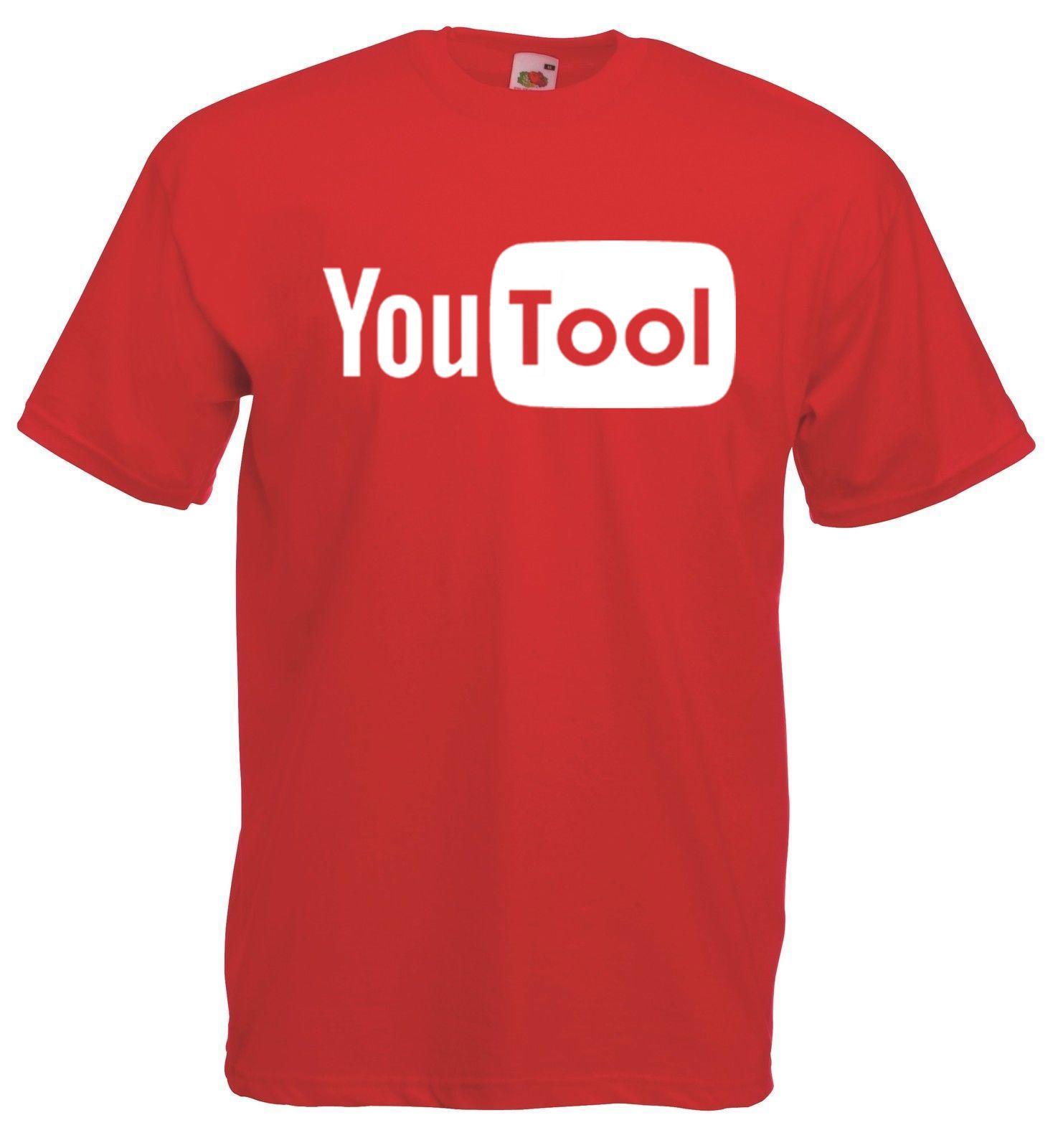 Adults Youtool Funny Insult Parody Streaming Logo Spoof Unisex Red TShirt 2XL
