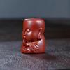 Yixing Purple Clay Maitreya Buddha Tea Pet Tea Sculpture Tea Figurine Play Toys Lid Stand Zisha Statue Ornaments Supplies Gift