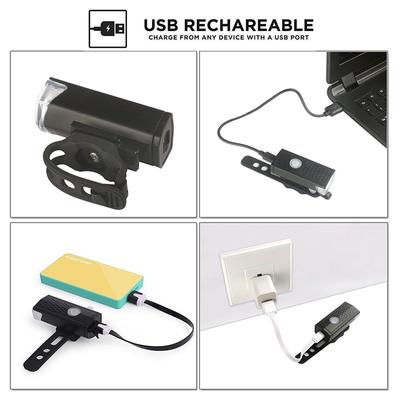 Rechargeable Bike Front Bicycle Lights Front Back Rear Taillight Bike Headlight Bicycle Accessories Bicycle Safety Lamp