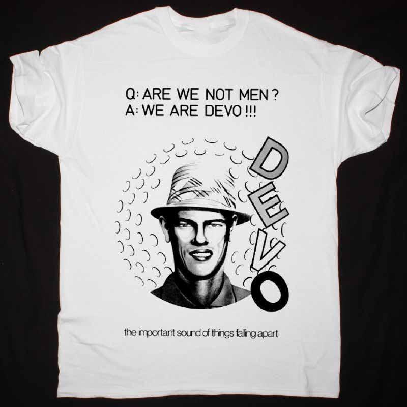 Retro Are We not Man We Are Devo Shirt Classic White Unisex S-2345XL ND1347 Unisex T-Shirt