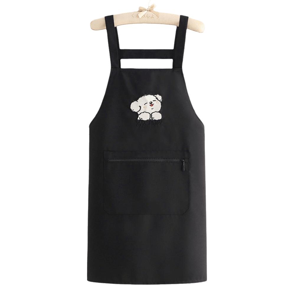 Anti-fouling Chef Apron Large Pockets Kitchen Cooking Smock Fashion Cooking Apron  for Kitchen