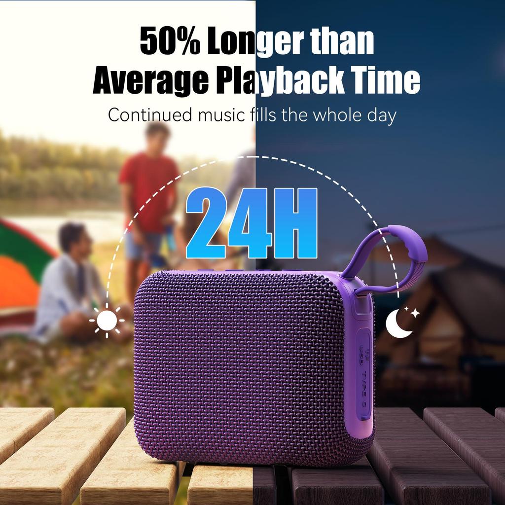 Boxă Portabilă Mini Wireless, Suportă USB, Card TF, TWS, Sunet Excelent, Boxă de Petrecere Pentru Utilizare în Interior și Exterior, Cadouri de Sărbători