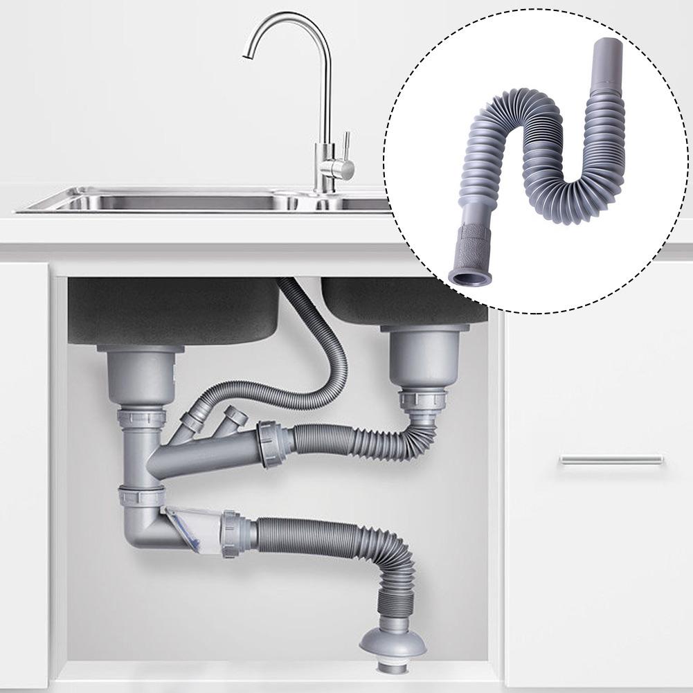 PP + PVC Hose Pipe 1Pcs Accessories Kitchen Plastic