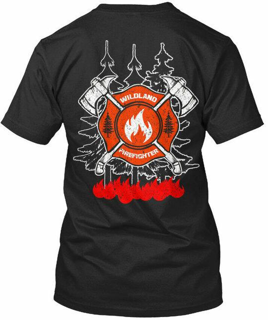 

New Wildland Firefighter Premium T-Shirt Made in the USA Size S to 5XL S