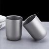 120/240ml Pure Titanium Beer Mug Double-layer Coffee Tea Cup Luxury Camping Water Cups Outdoor High Temperature Resistance Cup