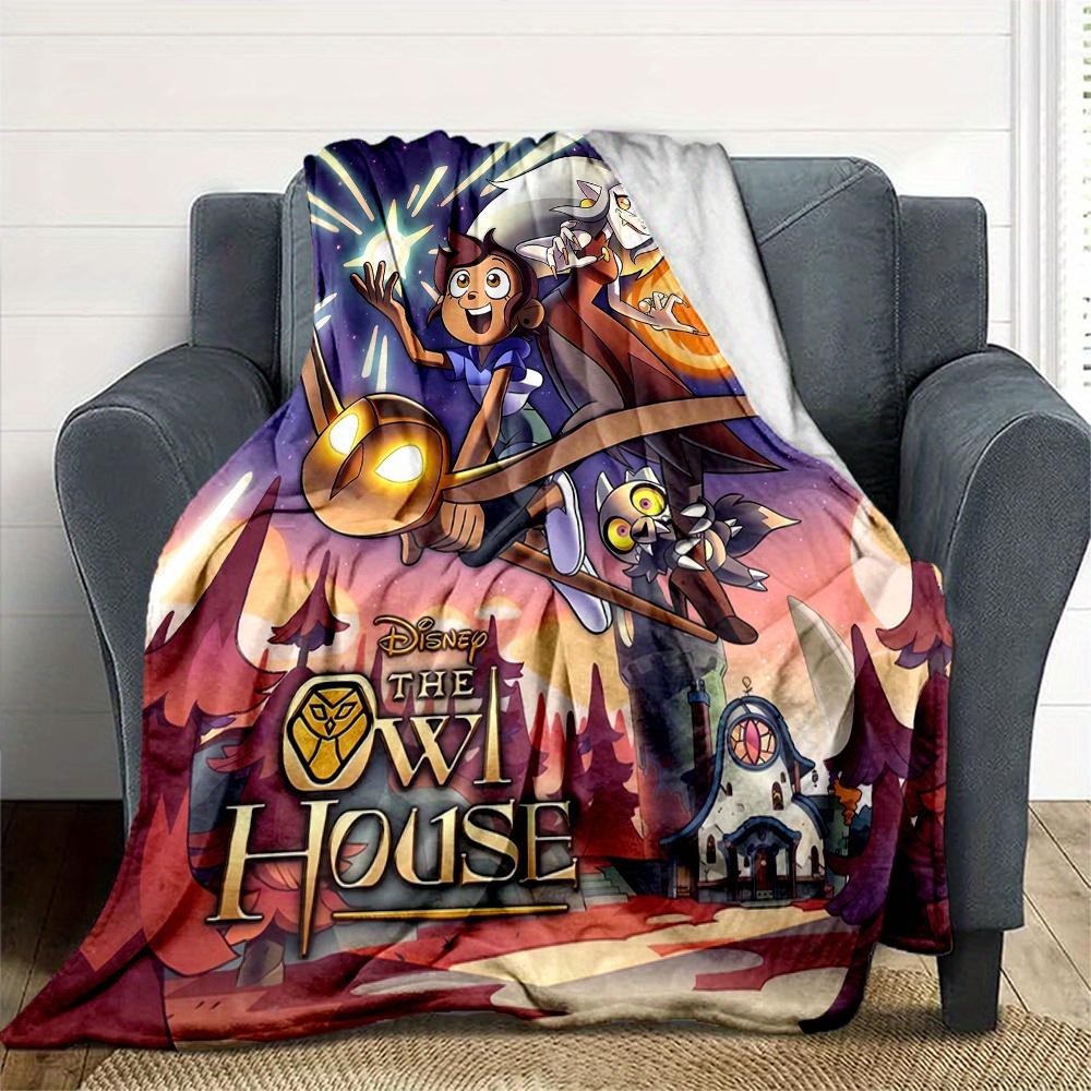 1pc, The Owl House Blanket Seasonal Gift for Friends, Soft Throw Blanket, Outdoor Blankets, Living Room, Travel